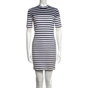 T BY ALEXANDER WANG Striped Mini Dress Size: S
